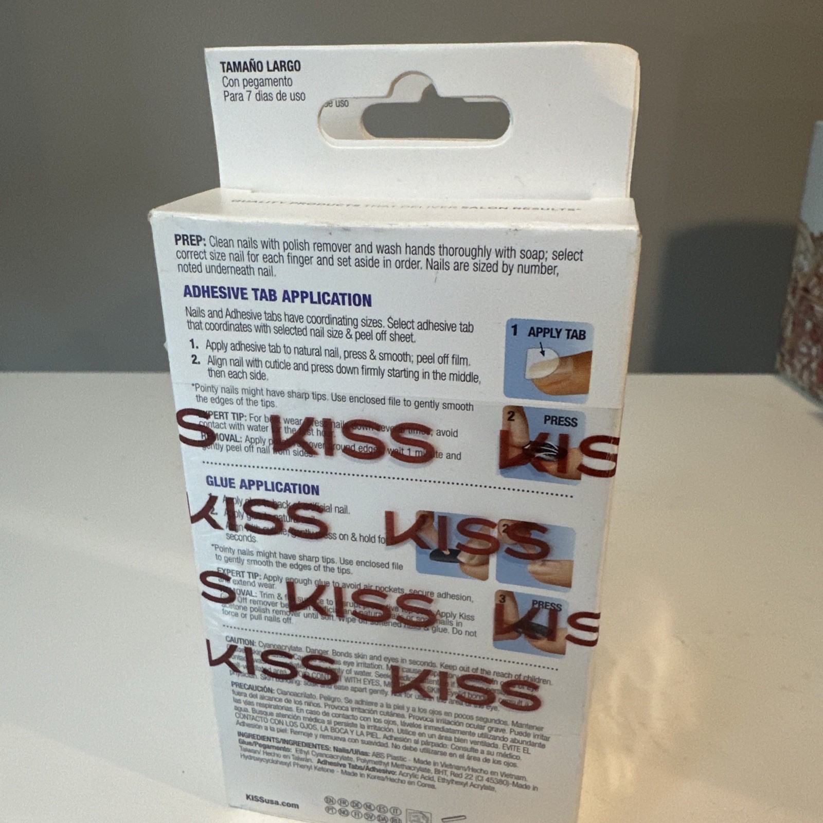 Kiss Gel Fantasy Nails High Volume Gel 2 Pack Nails Long 79947 KGFS03 Purple