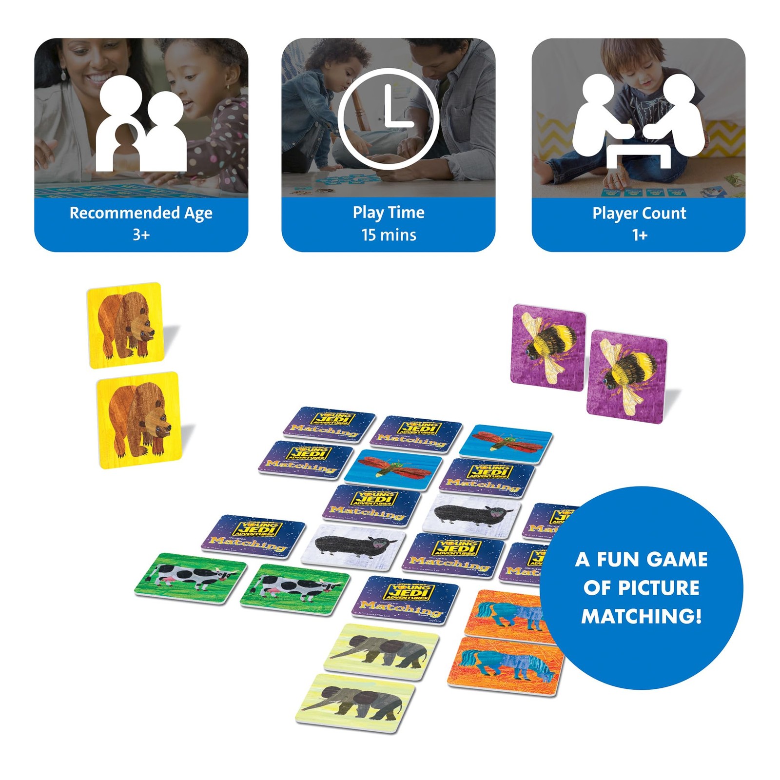 Wonder Forge Eric Carle Matching Game For 8 x 10.5 x 1.5 inches, Multicolor