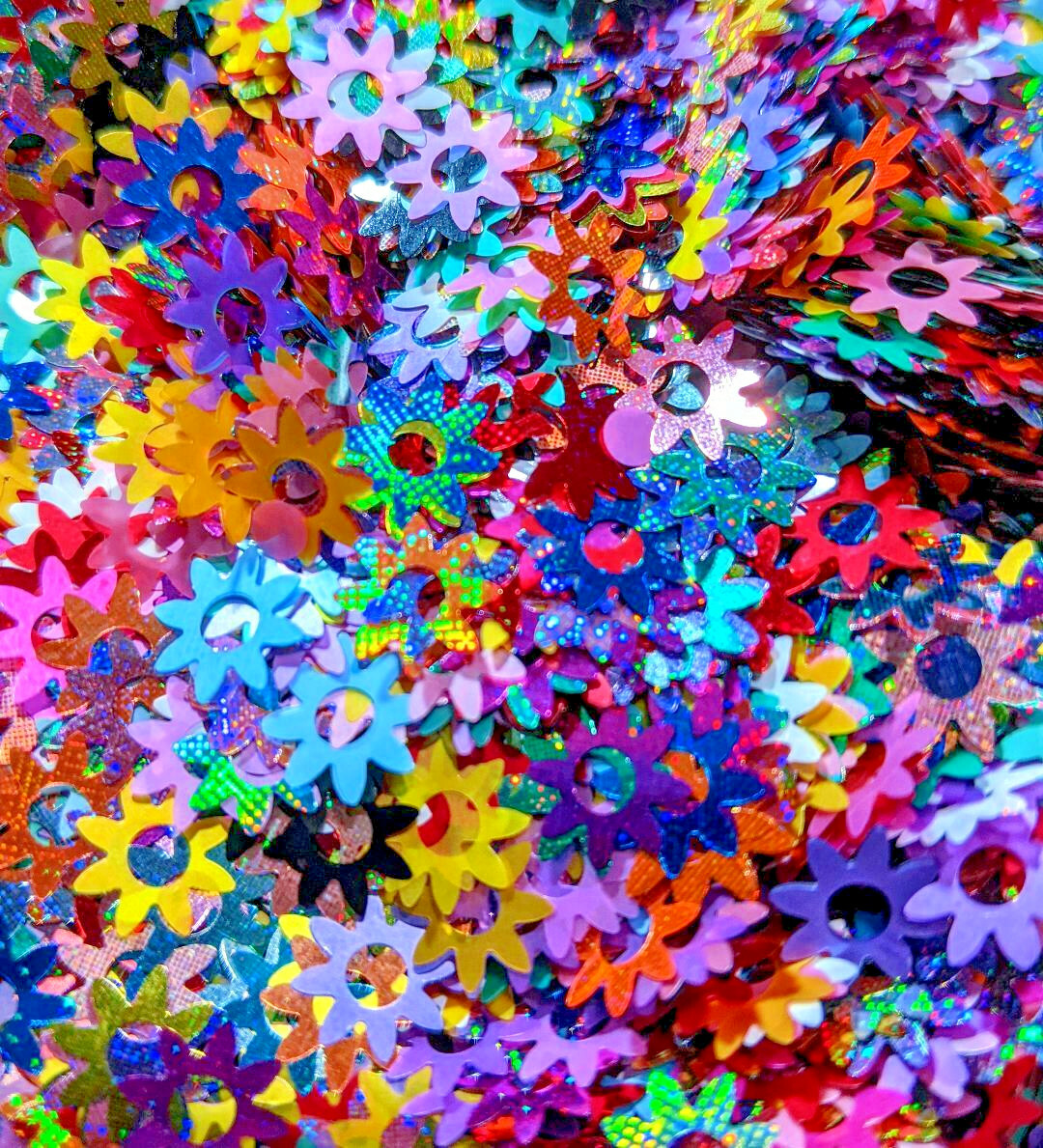 SUNFLOWER Glitter⭐U Choose Color~Nail Art•Acrylic•Gel•Body Art•Face•Festival