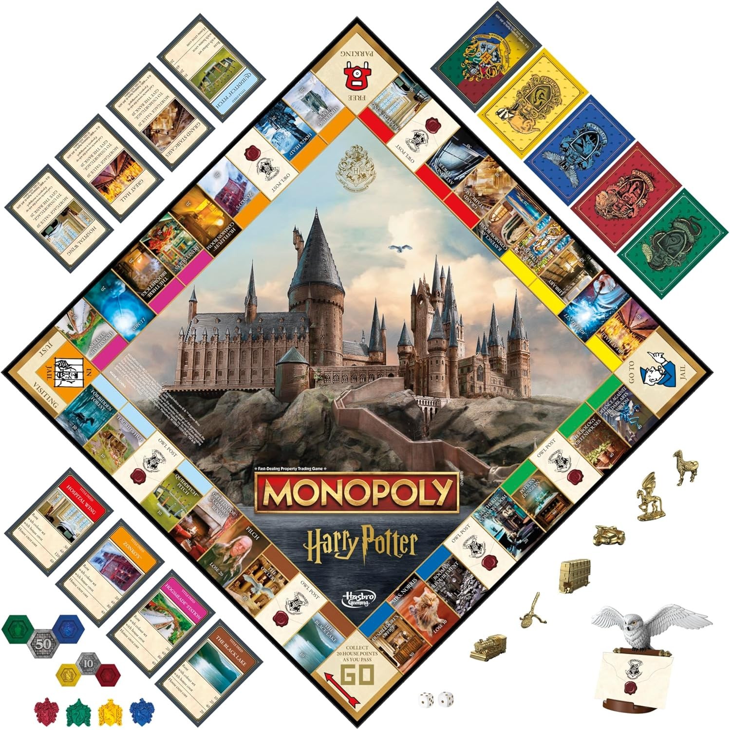 Monopoly Harry Potter Edition Board Game | A Magical Adventure at Hogwarts |…