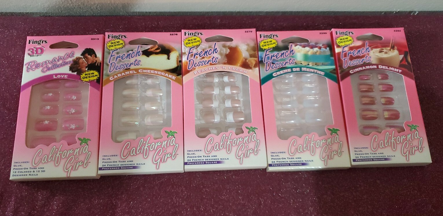 5 Fing’rs California Girl Nail Sets French Manicure Nails