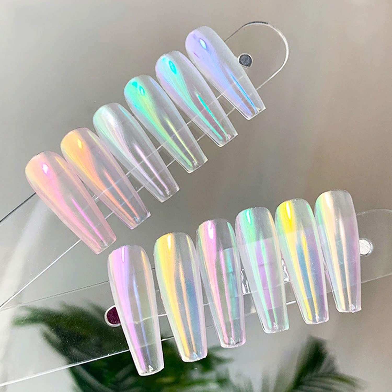 Mermaid Chrome Nail Powder Aurora Nail Glitter Nail Art Decoration Allstarry …