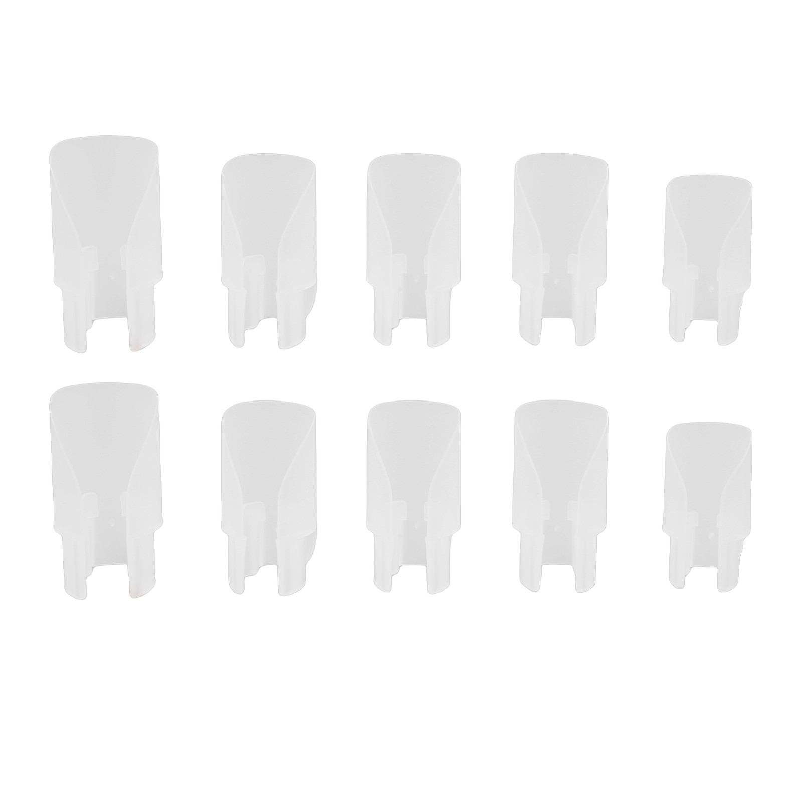 10 Nail Polish Protector Multi Sizes DIY Manicure Covers Easy To Use