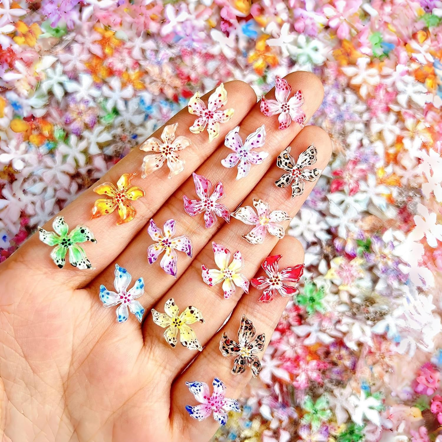 70PCS 3D Silver Bowknot Rhinestones Nail Art Charms Metal Bowknot Nail Rhineston