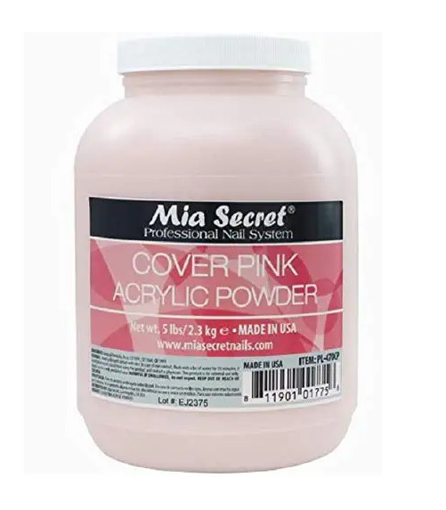 Mia Secret Acrylic Cover Powder 5lbs x 4 (Beige/Pink/Rose/Nude)