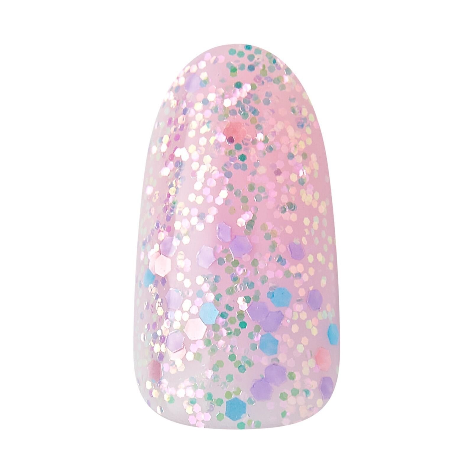 KISS Gel Fantasy Dreamdust, Press-On Nails, Nail glue included, Diamonds 4…
