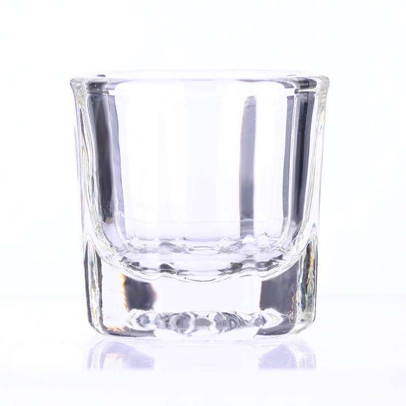 Glass Crystal Bowl Cup Dappen Dish Arcylic Nail Art Liquid Powder Container