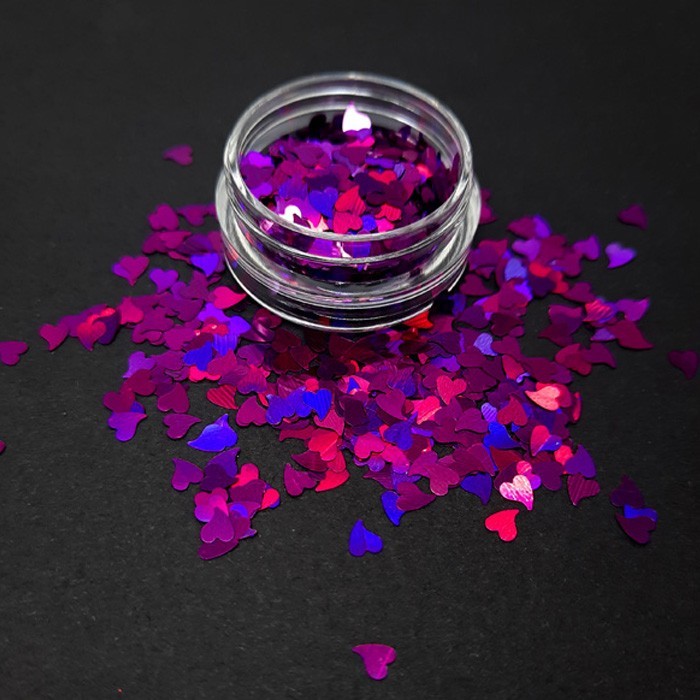 Nail Art Glitter Shapes, Unicorn, Moon, Leaves, Puzzle, Stars, Mickey, UK Seller