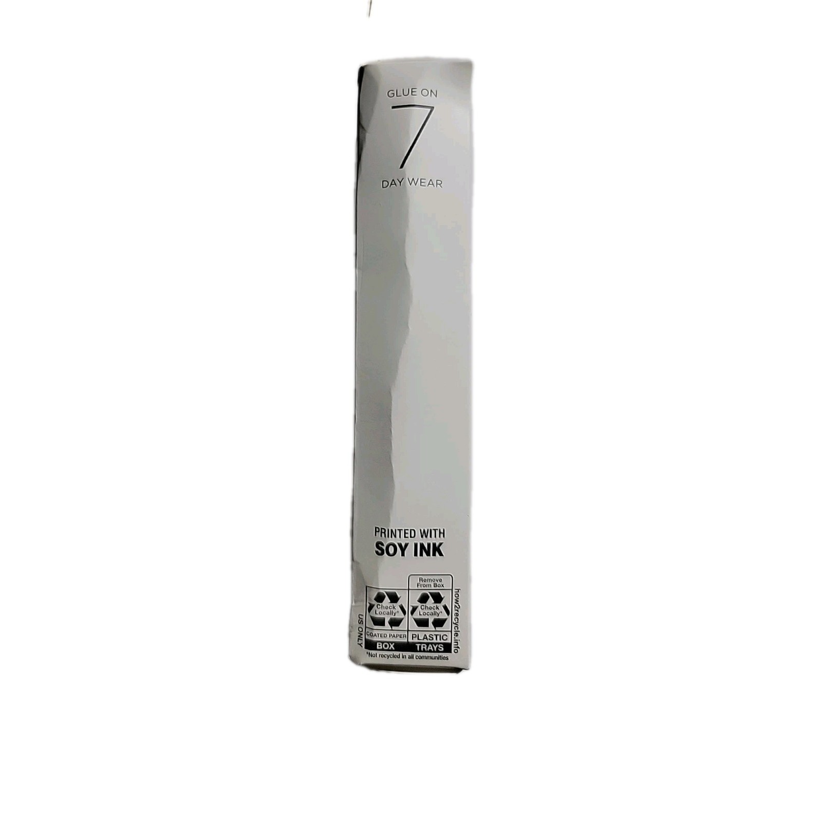KISS Gel Fantasy Sculpted Nails Glue On Extra Long Matte Satin Blue 28 Ct, TEAR