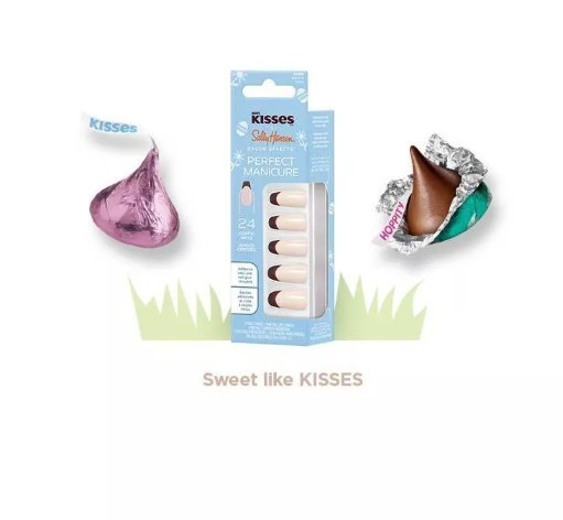 Sally Hansen x Hershey’s Kisses Salon Effects Perfect Manicure Sweet Like Kisses