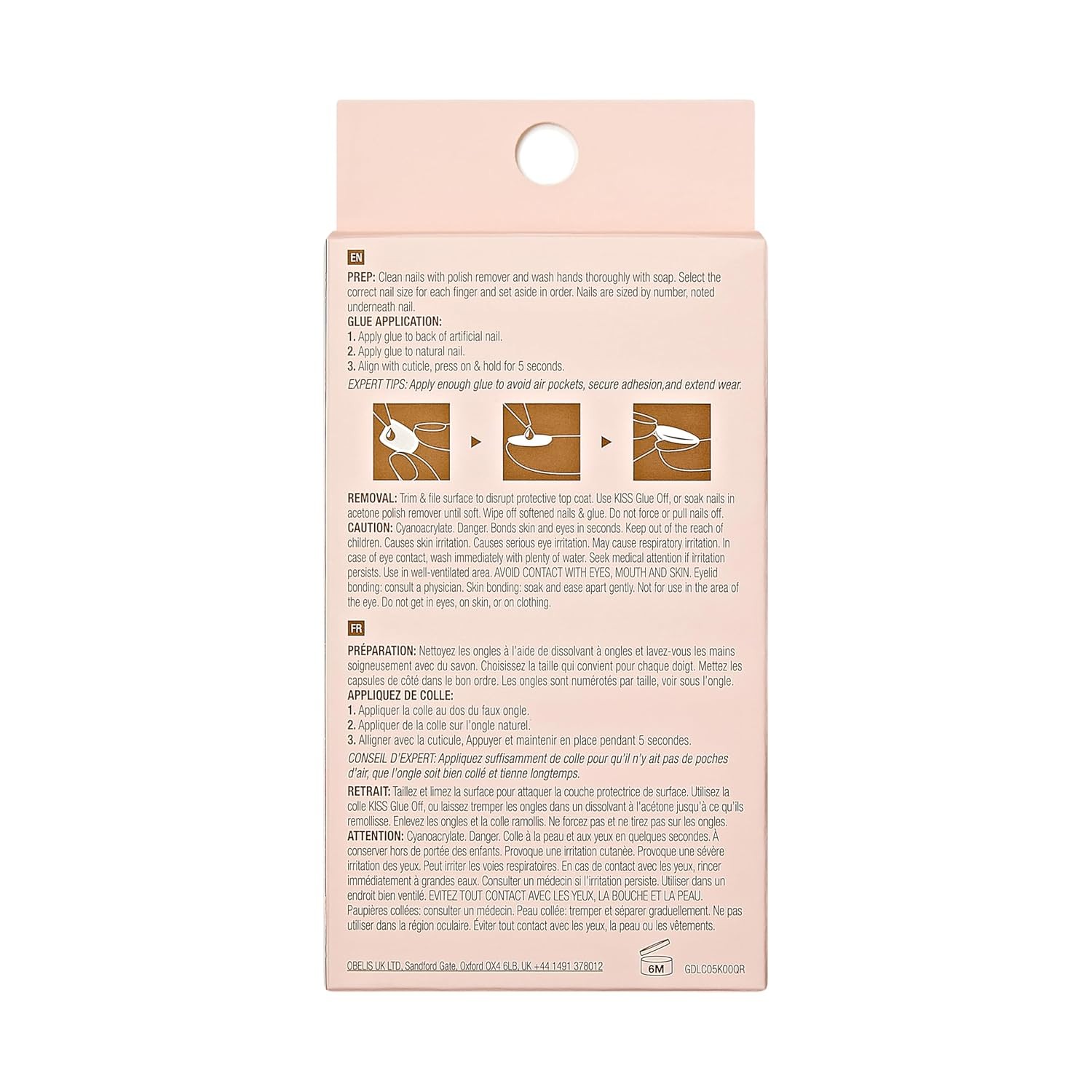 Gel Glam Design Nails (3 Pack)