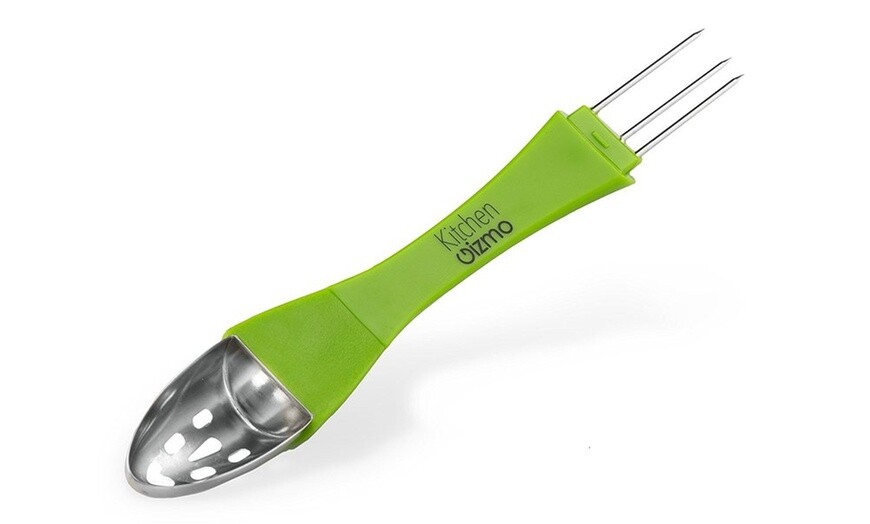 Kitchen Gizmo, 2 In 1 Condiment Tool – Stainless Steel Pickle Picker And Olives