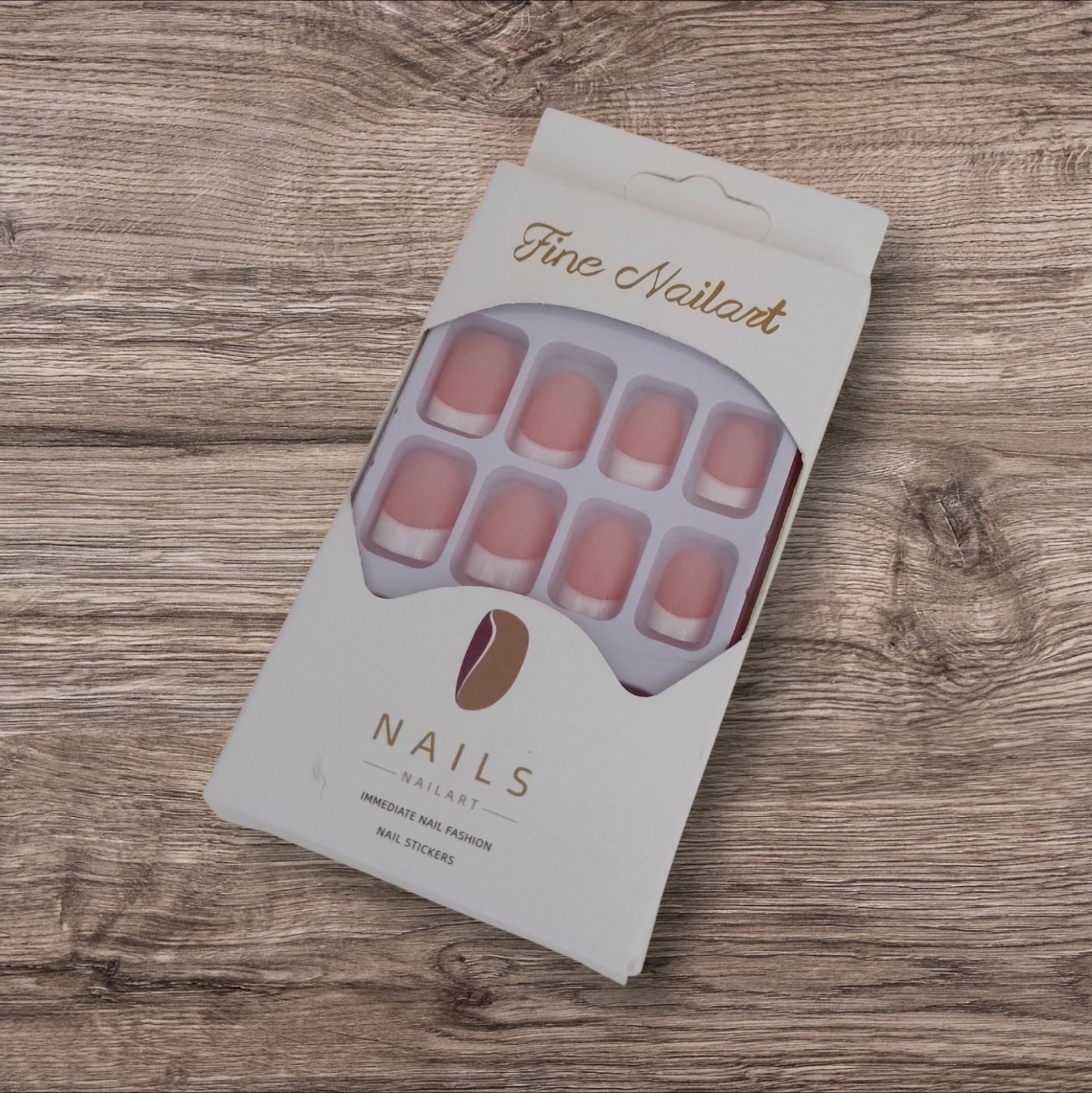 FINE NAILS ART Nailart Immediate Nail Fashion NAIL STICKERS French Tip Manicure