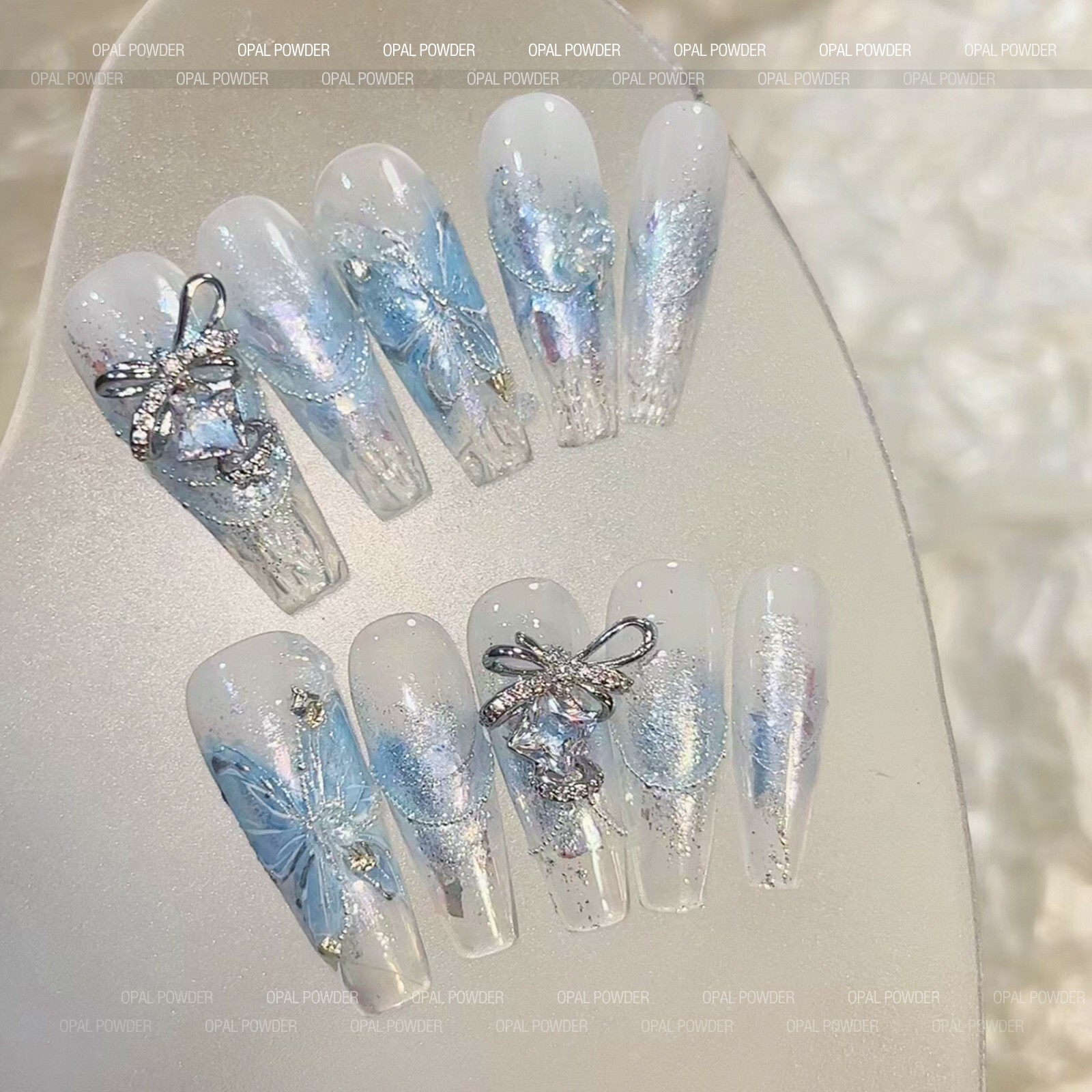 1 Pot Nail Art Glitter Powder Shimmer Flakes for False Nail Tips Decoration DIY
