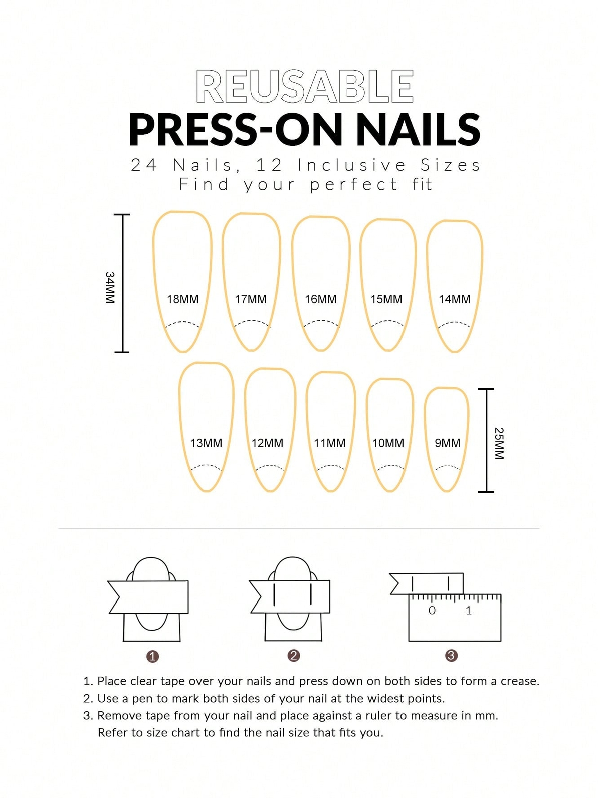 24pcs Long Coffin Burgundy Solid Glossy Plain Fake Nail False Nails Press On