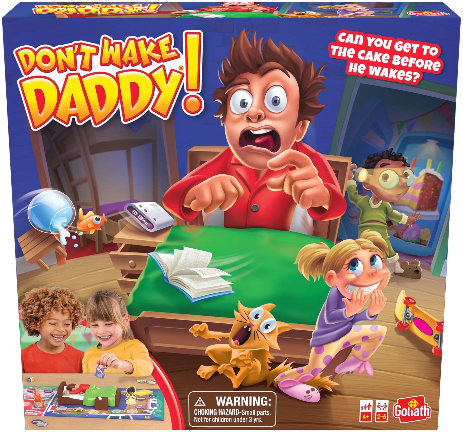 Goliath Don’t Wake Daddy Board Game | Surprise 26.25 cubic inches, Multicolor