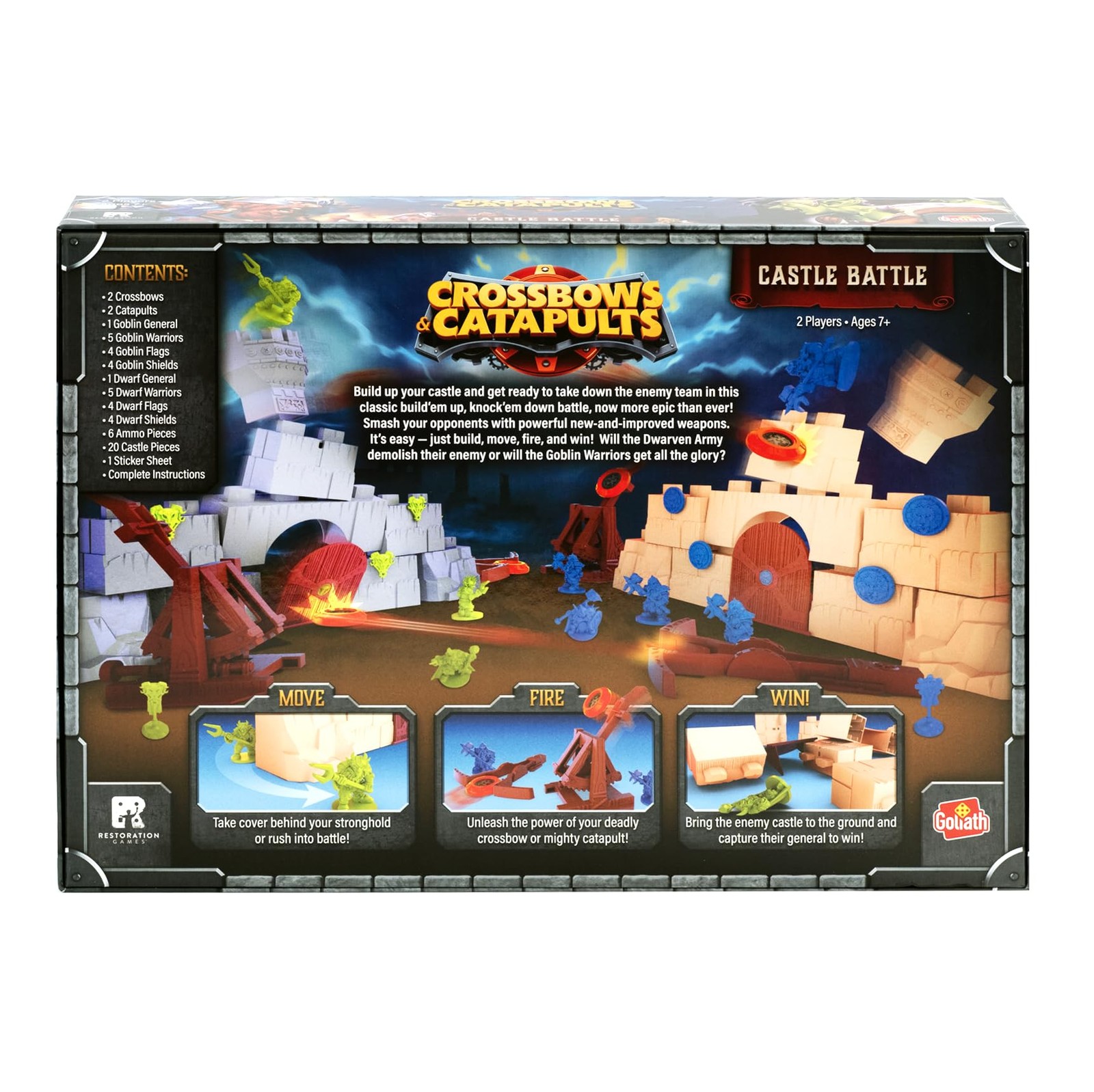 Goliath Crossbows & Catapults Castle Battle | Game of Standard, Multicolor