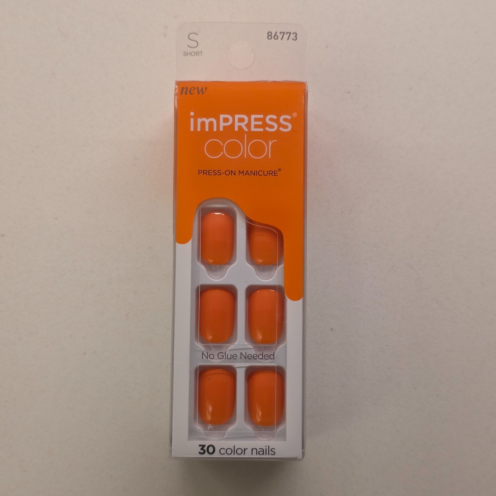 Color FX imPRESS Lot of 5 Press On Nails Gloss and Matte Black Orange Teal Blue