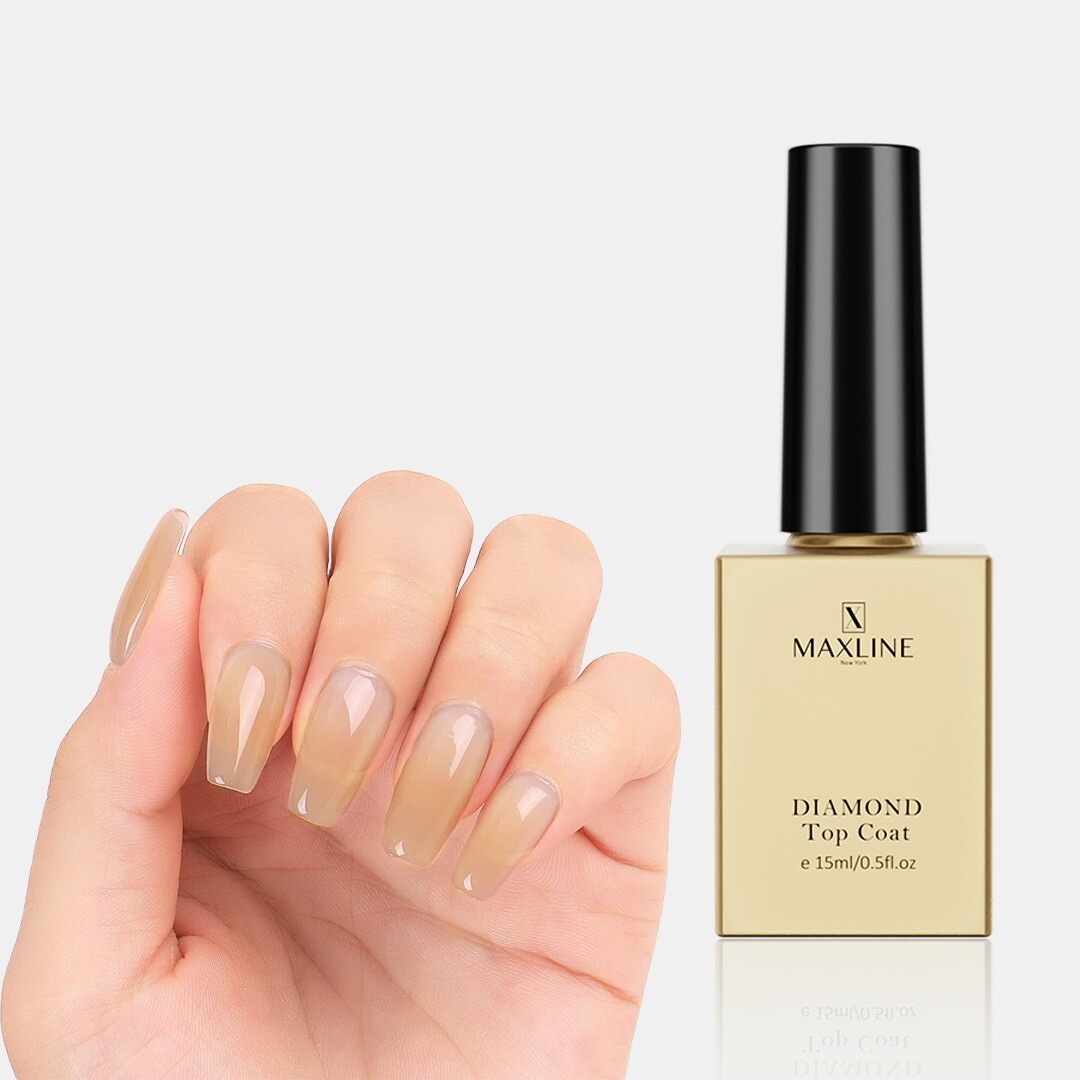 Diamond Top Coat Nail Polish/ 15ml/ choose Diamond Nail Topcoat