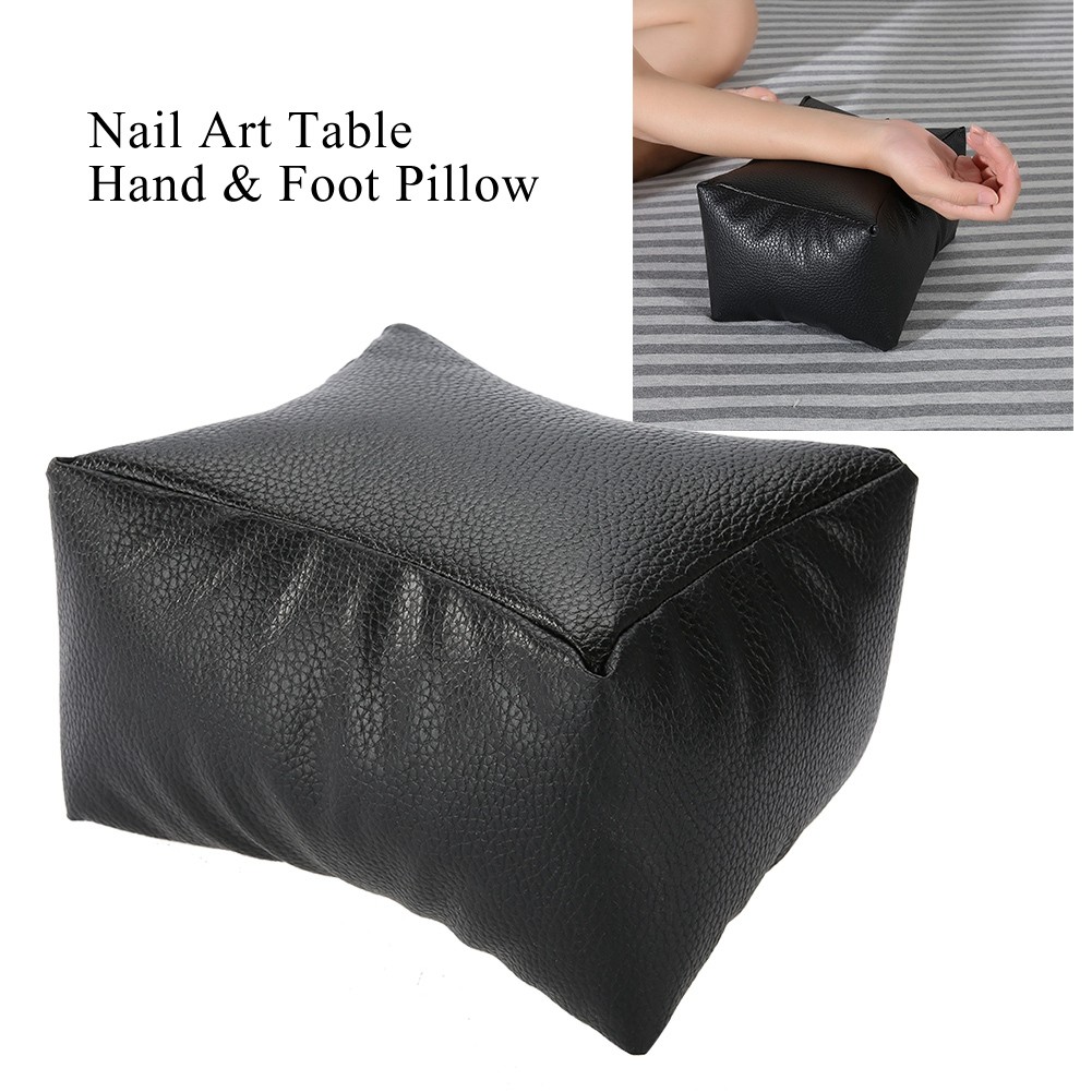 3 Colors Nail Art Table Pillow Soft PU Hand & Foot Rest For Manicure Pedicure