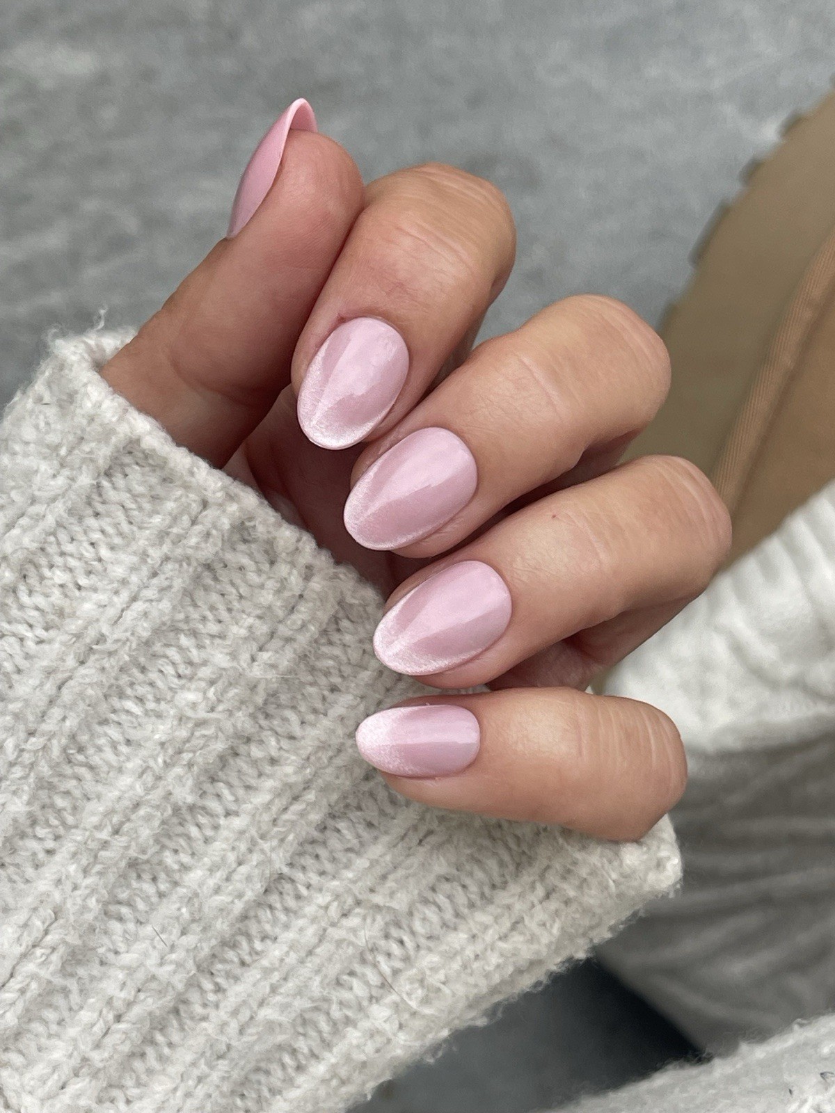 Red Aspen Press On Nails~ Brycyn Short Almond CatEYE Sold Out FAST SHIPPING