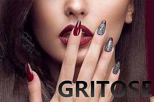 24 Black Halloween Spider Web Square Press On Nails – Women’s Party