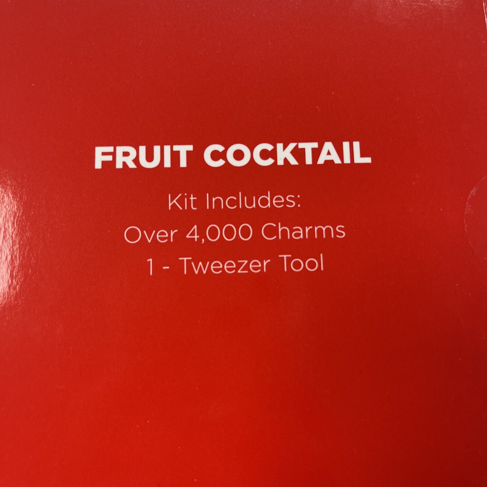 YOUNG NAILS Fruit Cocktail 4000+ Charms With Tweezer Kit—New In Box—