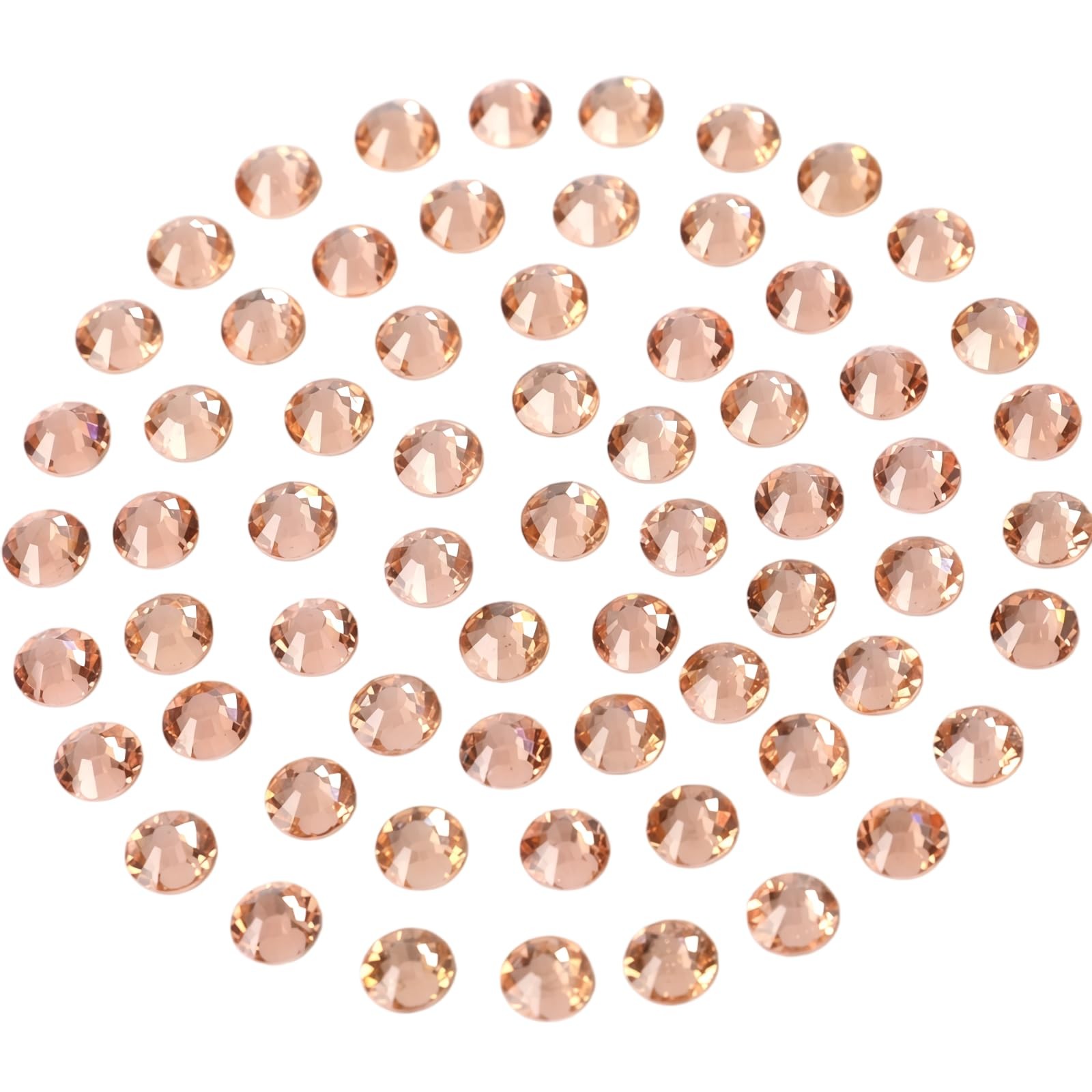 Diamonland Flatback Glass Crystal Rhinestones Rounds Gems for Bedazzling Nail…