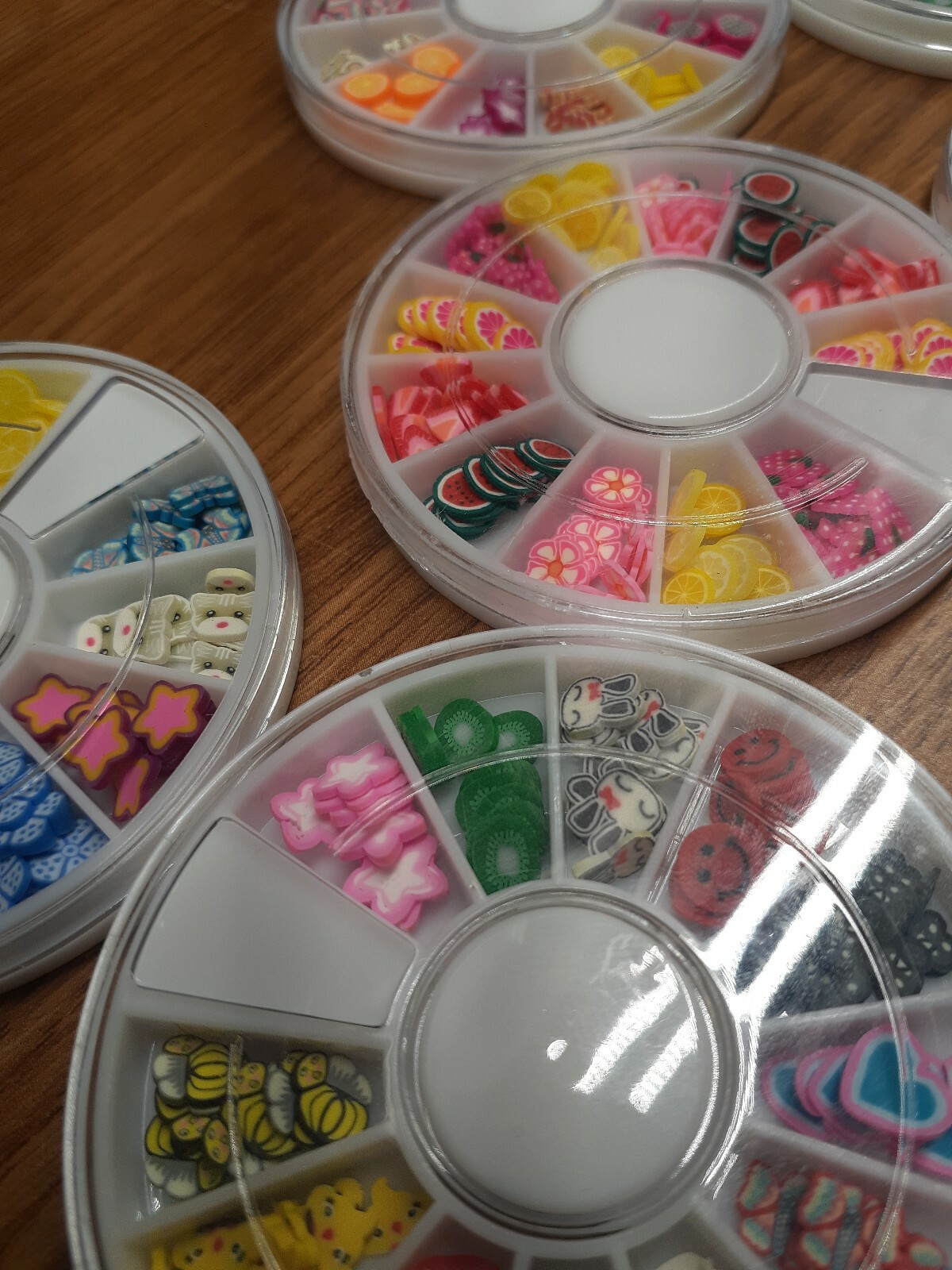 Polymer Clay Nail Art Decorations sticker Wholesale 8 box 120pc/box mixed design