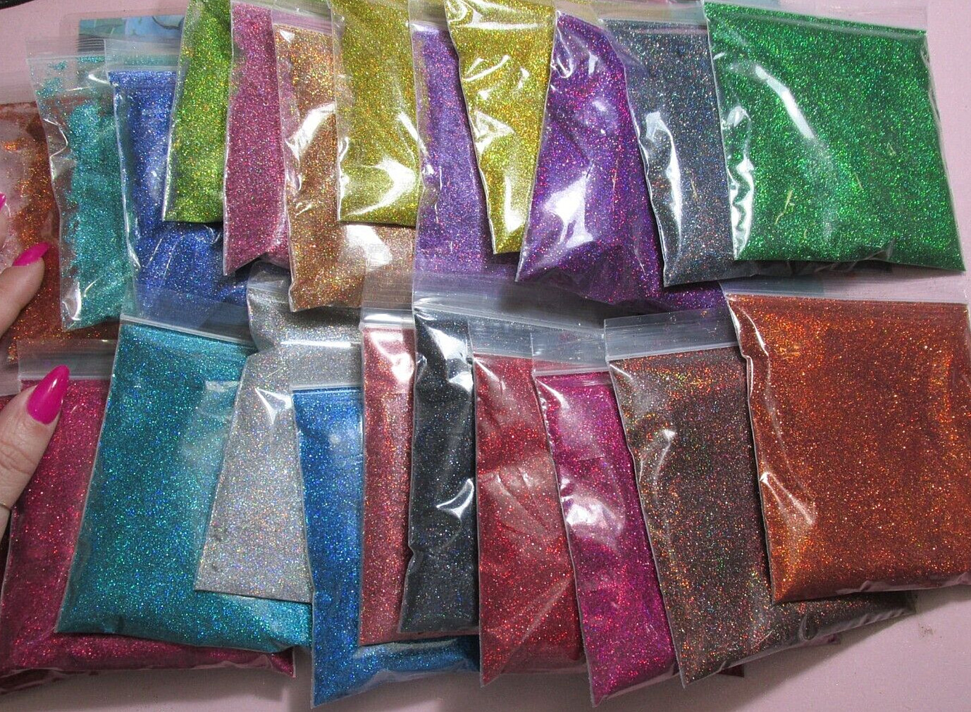 Holographic extra fine glitter nailart/crafts/makeup