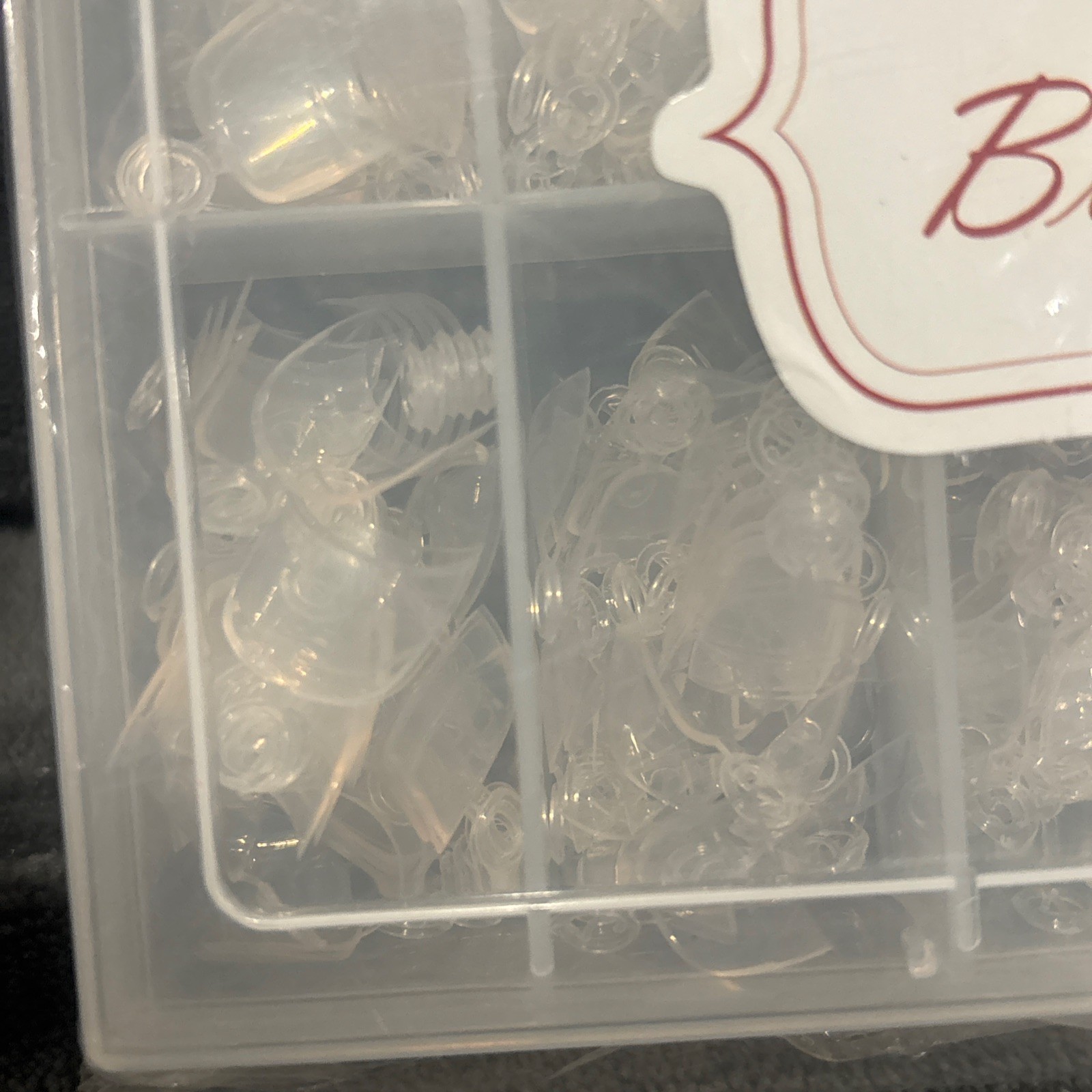 Buqikma 500PCS Short Nail Tips for Acrylic Nails – Clear 12 Sizes,