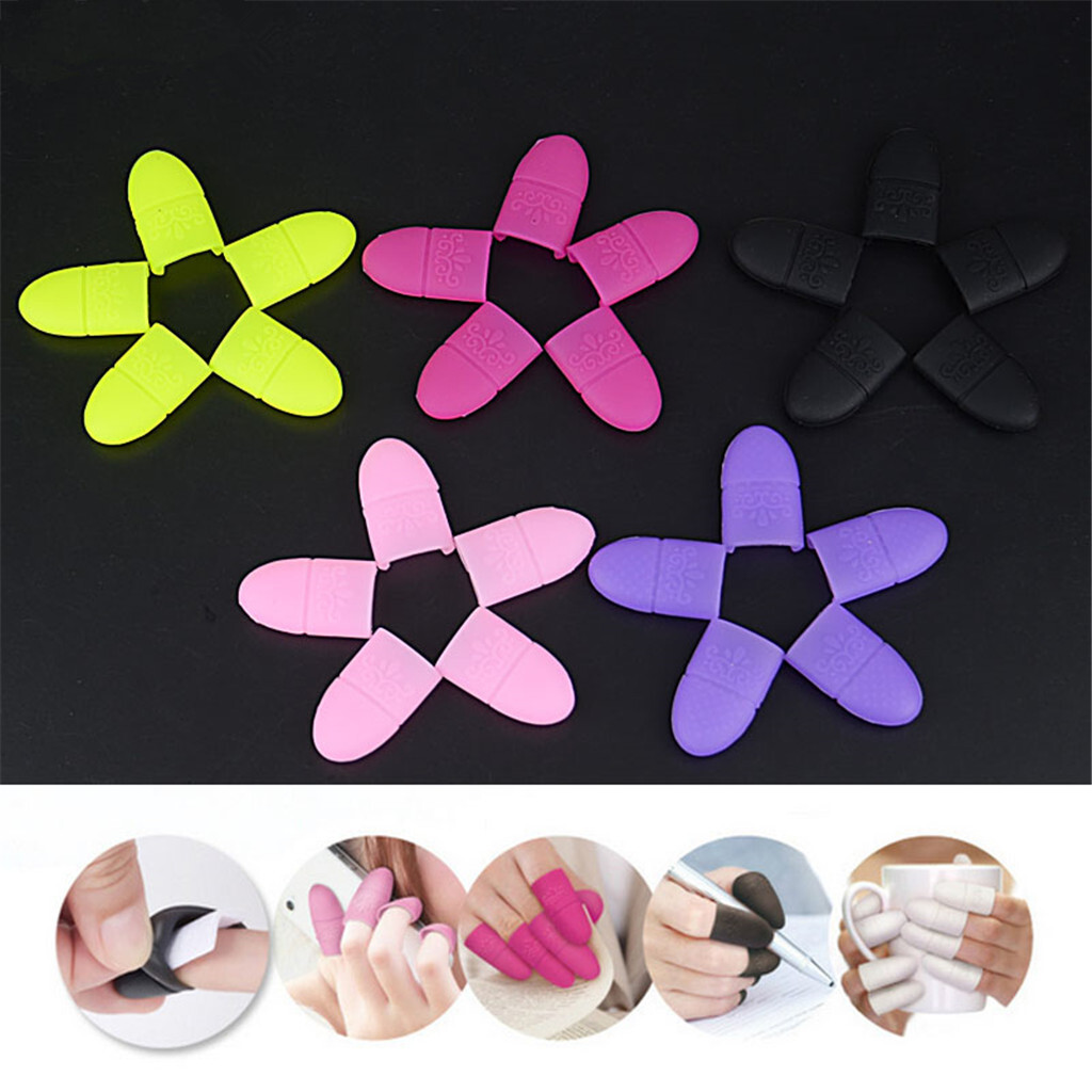 [JB] Plastic Foot Toe Nail Art Soak Off Cap Clip UV Gel Polish Remove Wrap Tool