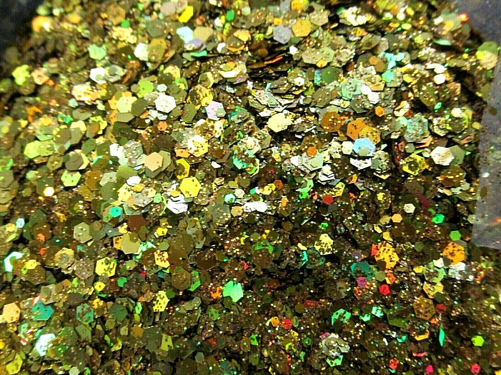 Holographic slushie glitter mixes