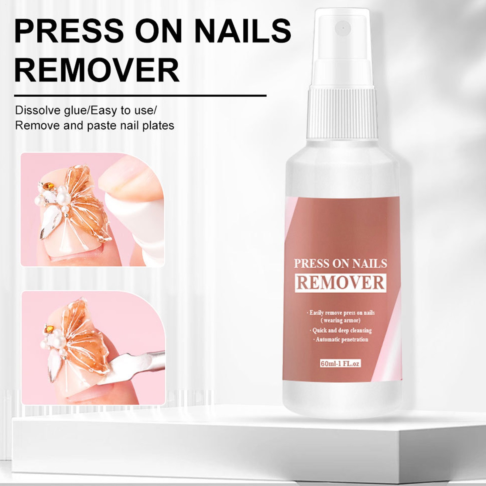 Professional Nail Glue Gel for Acrylic Soft Gel Nails Strong and Long-Lasting`