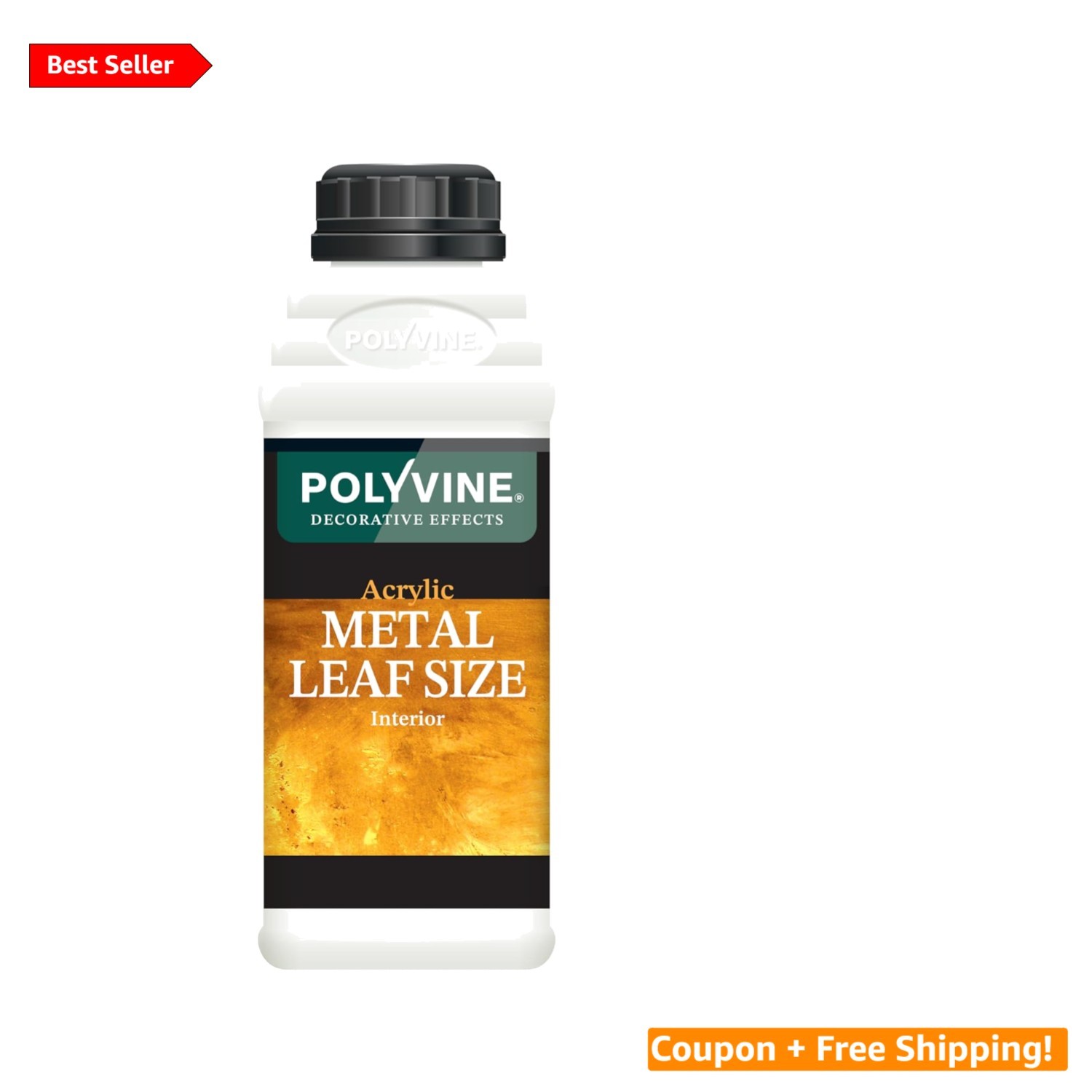 Low Viscosity Gold Acrylic Adhesive – 16 oz for Easy Application on Interiors