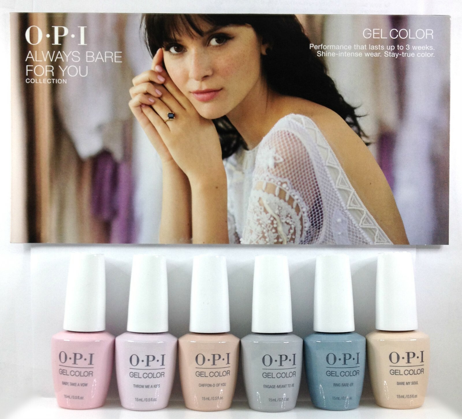 OPI Gelcolor Soak-off Nail Polish Always Bare For You ’19 Collection- Choose Any