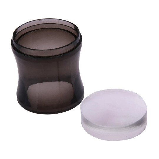 Large Nail Stamper + Scraper with Crystal Clear Head Nail Art Accessory Printer