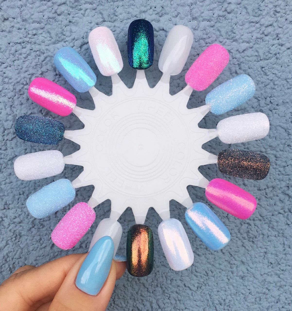 Nail Glitter Powder Mermaid Effect Colours Iridescent Craft Shimmer Unicorn