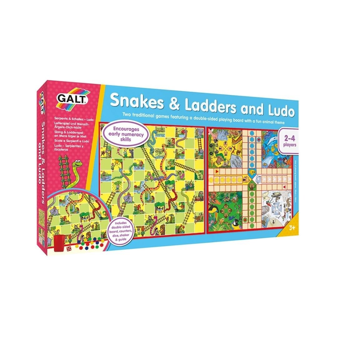 Snakes and Ladders 19 inches x 19 inches, Multi-colored