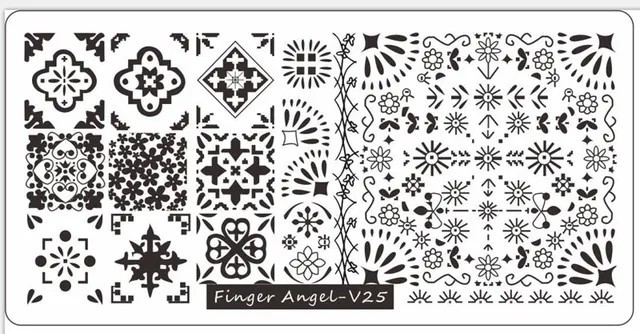 Jelly Silicone Nail Stamper Scraper Set Nail Templates Stamp For Stamping Polish