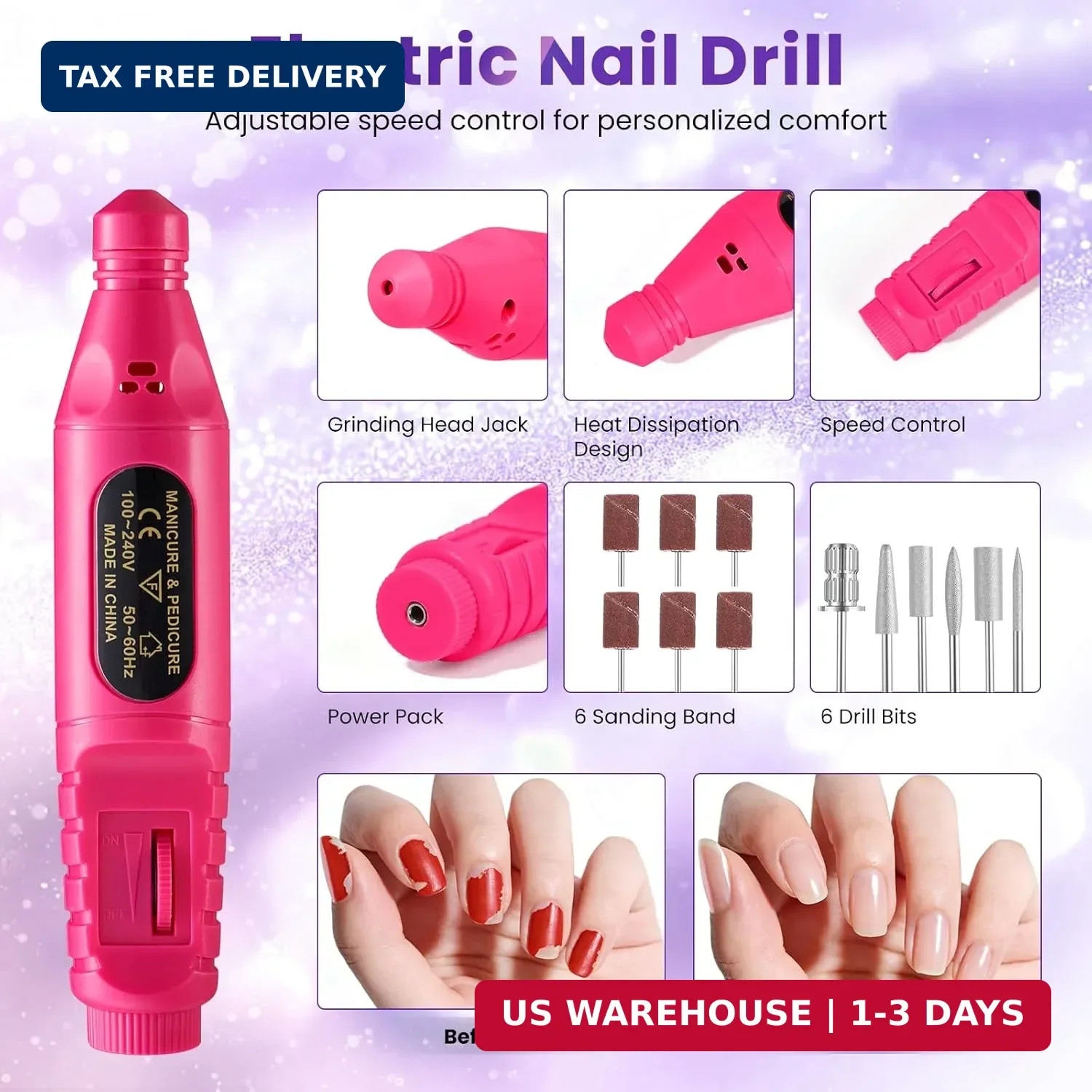 Nail Kit for Beginners with Everything: Professional Nails Kit Acrylic Set