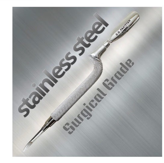 Curved Nail Pusher Double Head Stainless Steel Cuticle Nail Manicure Tool