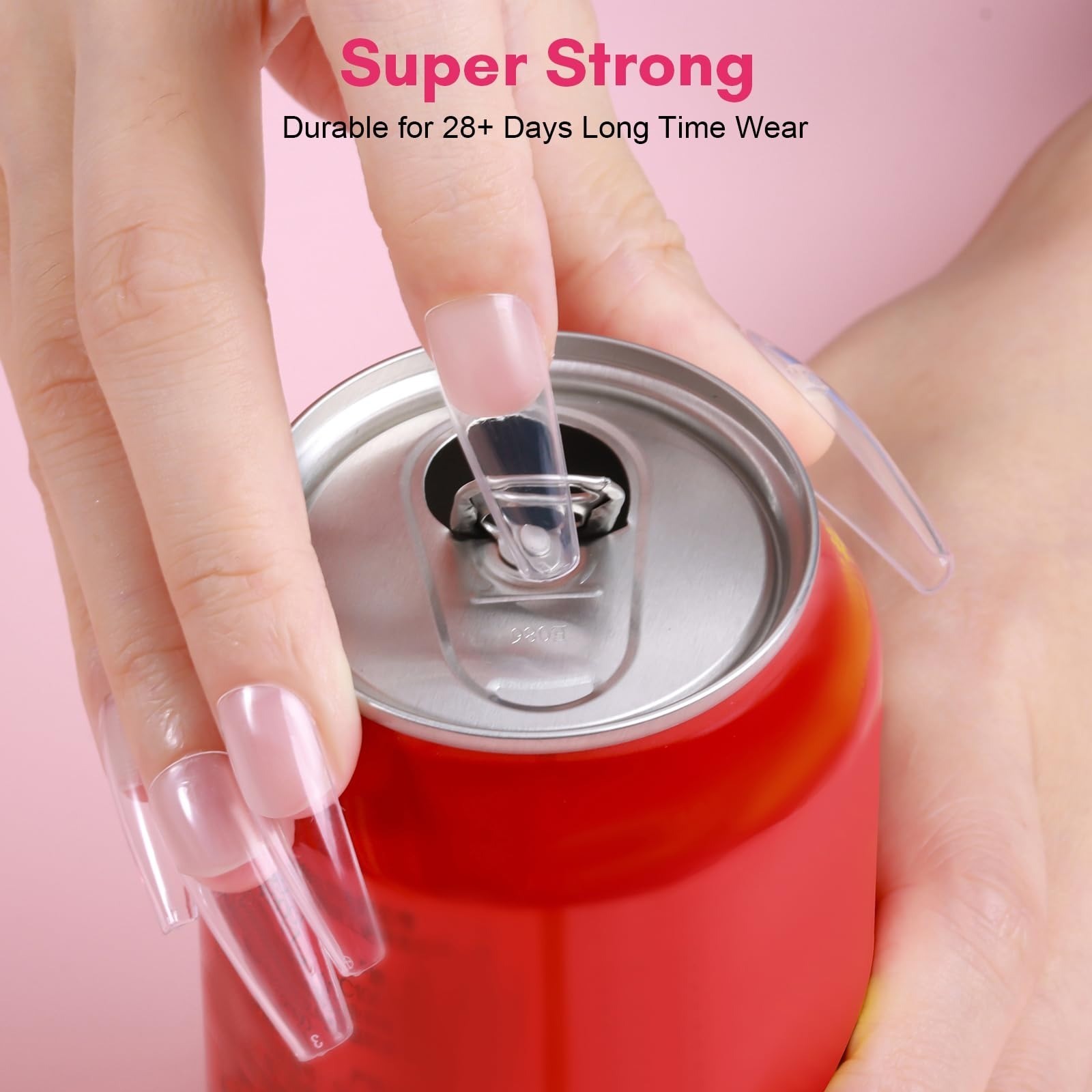 Makartt Super Strong Brush On Nail Glue for Press-On Nails, 7 ML