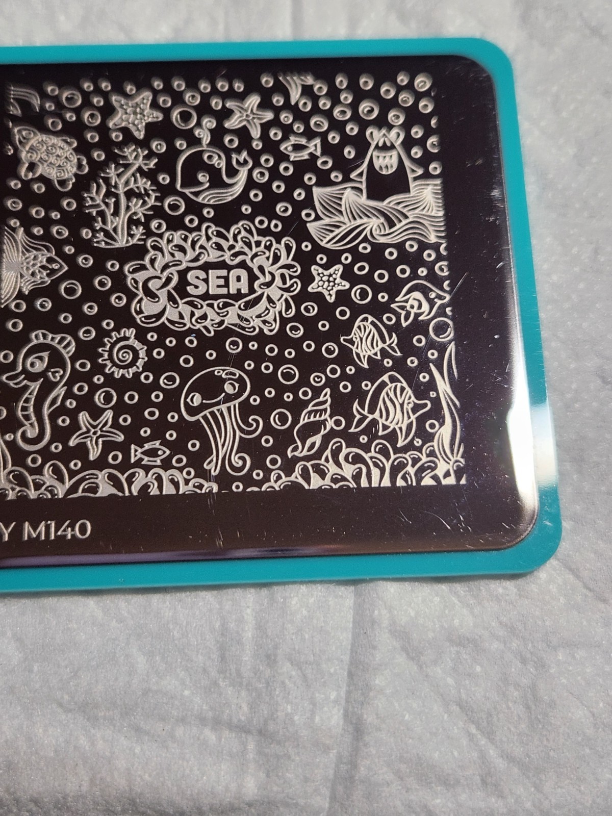 Maniology Nail Stamping Plate M140 Land and Sea