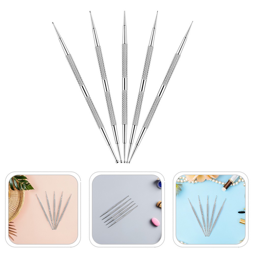 5 PCS Dotting Tools for Painting Nail Pen Set Sticker Application