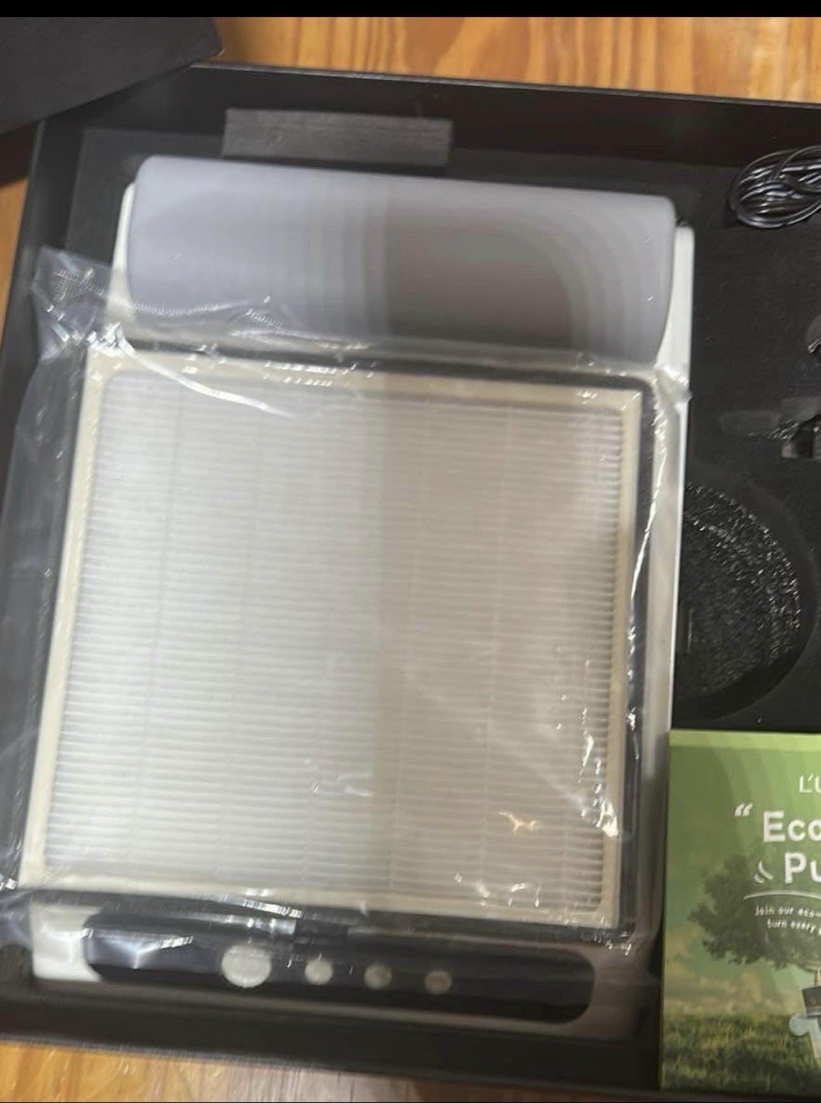 L’UGX Nail Dust Collector White Easy Cleaning for Nail Art Acrylics Gels