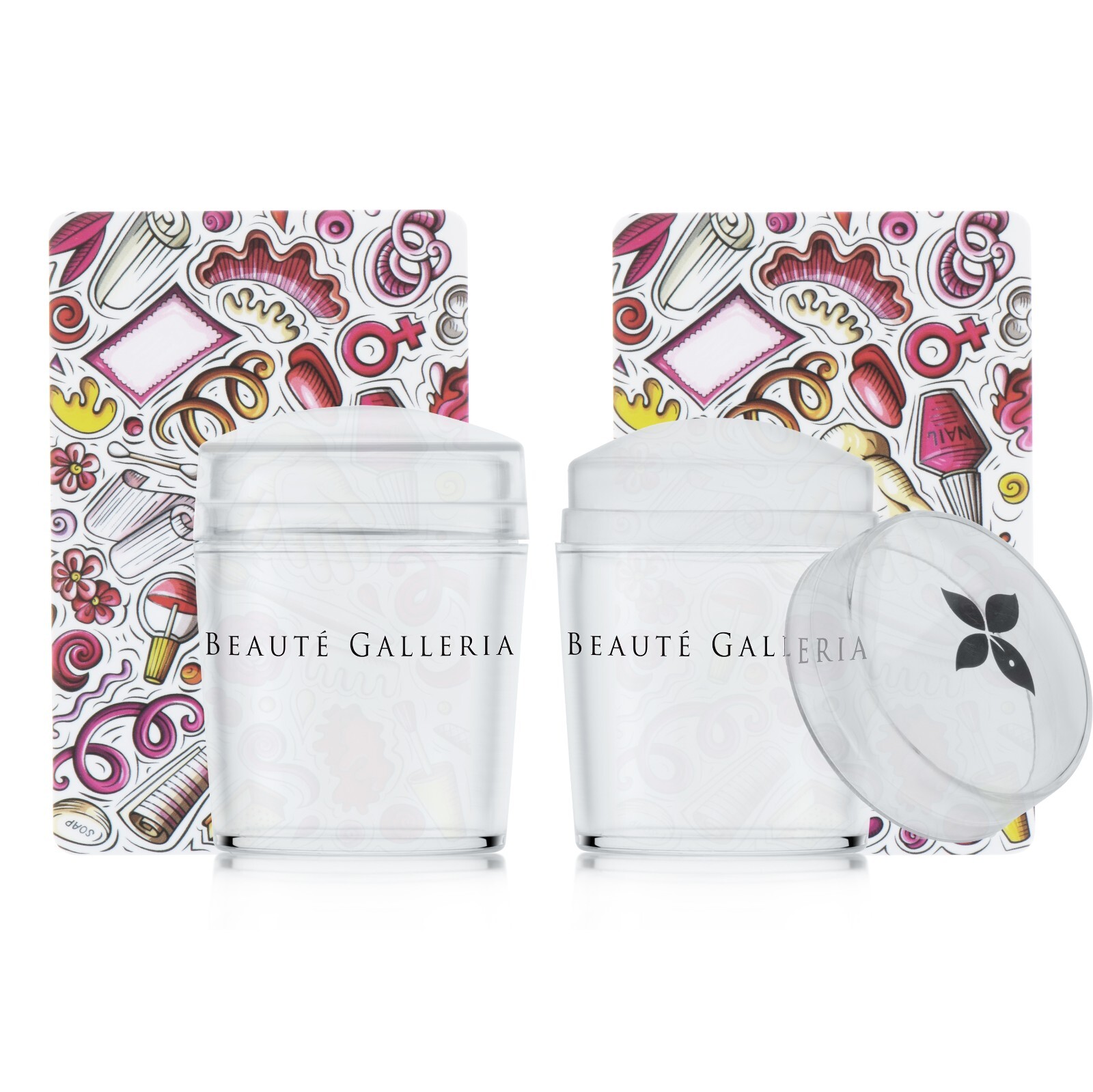 Nail Art Stamper and Scraper Bundle Set, Nail Stamping Tool, 4 Pieces