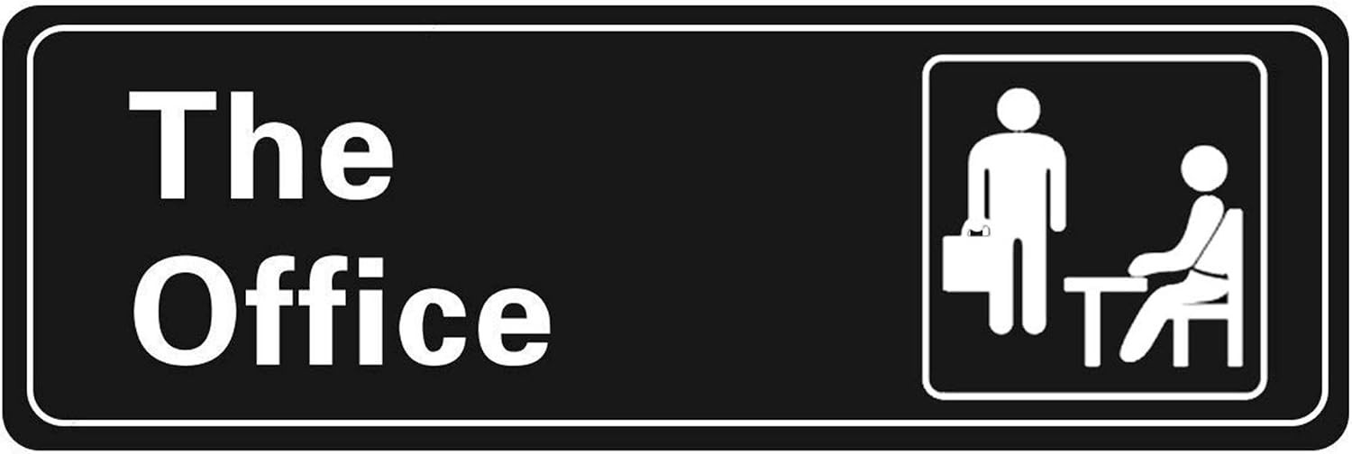Elegant Self-Adhesive 9×3 Inch Acrylic Door & Wall Name Plate – Black & White
