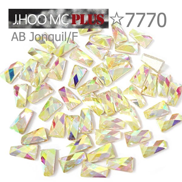 J.HOO Crystal 7770 Wing Flat Back Rhinestones 12x7mm Nail Art (6pcs)