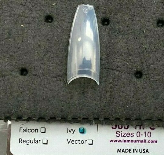 Lamour – CLEAR Nail Tips – Box 500 tips USA- Falcon-Ivy-Vector – Any choose